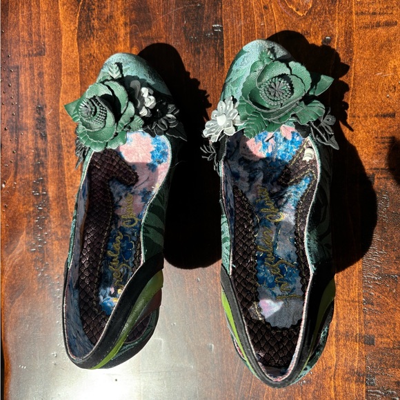 IRREGULAR CHOICE Green Floral pumps - size 38 - NEVER WORN! - Picture 3 of 8